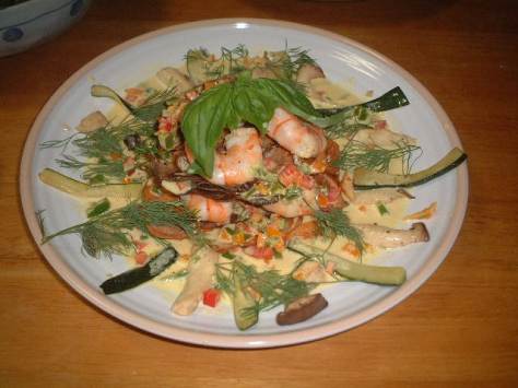 prawns-cream-potatoes