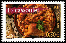 TIMBRES-GASTRONOMIE-CASSOULET TIMBRES-GASTRONOMIE-CASSOULET