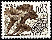 timbres-gastronomie-champignons-trompette timbres-gastronomie-champignons-trompette