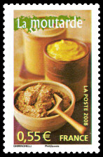 TIMBRES-GASTRONOMIE-MOUTARDE TIMBRES-GASTRONOMIE-MOUTARDE