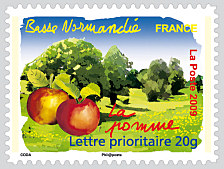 TIMBRES-GASTRONOMIE-POMME TIMBRES-GASTRONOMIE-POMME
