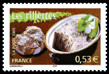 TIMBRES-GASTRONOMIE-RILLETTES TIMBRES-GASTRONOMIE-RILLETTES