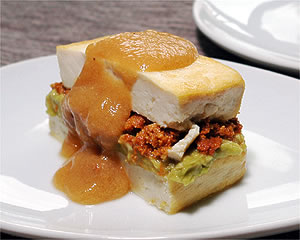 UNI-TOFU-AVOCADO-MILLEFEUILLE