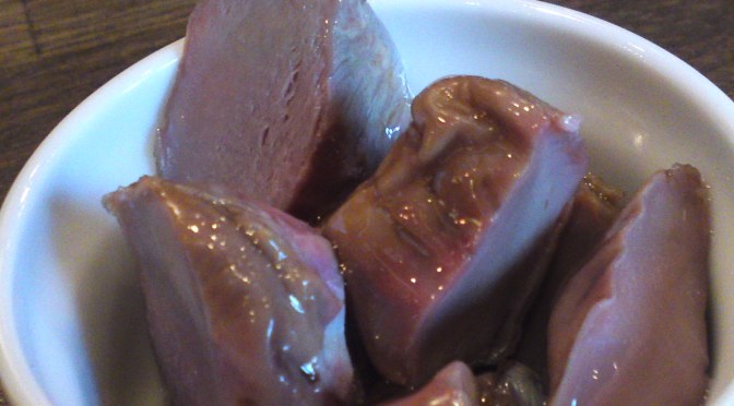 Tequila Diner’s Smoked Chicken Gizzards at Aoi Beer Stand in Shizuoka City!