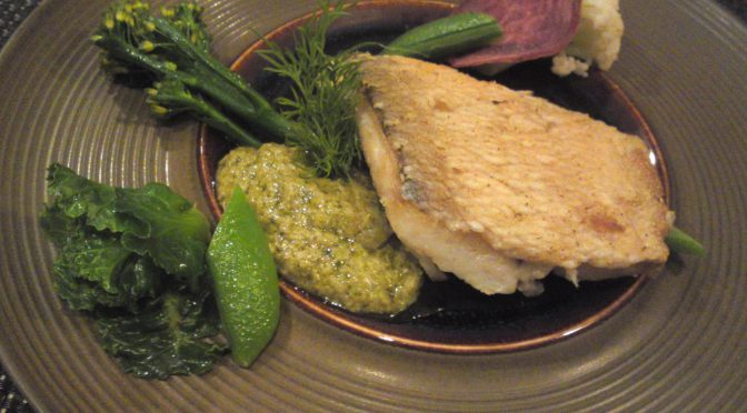 French Gastronomy: Pan-fried Seabream and Organic Spring Vegetables at Pissenlit in Shizuoka City!