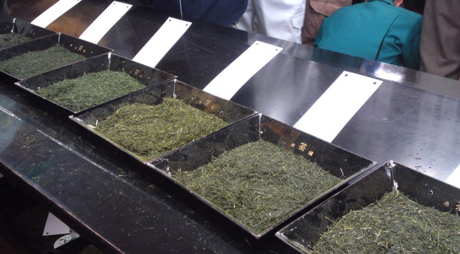 GREEN TEA: SHIZUOKA PREFECTURE TEA FIRST AUCTIONS IN 2014 IN SHIZUOKA CITY!