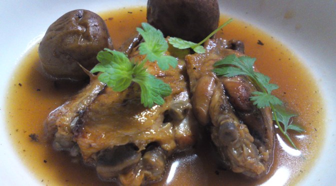 Japanese Appetizer (O-toushi/お通し): Chicken wings with Ume & Umeshu!