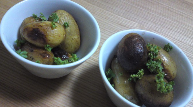 Japanese Appetizer (O-toushi/お通し): Slow-fried New Potatoes