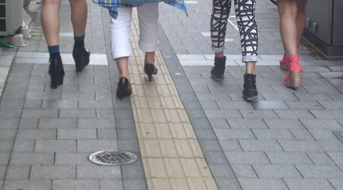 Japanese Ladies fashion in Shizuoka 54: Summer Heels!