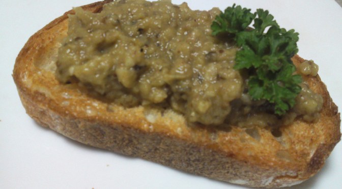 French Recipe: Caviar d’Aubergines-Eggplant Paste!