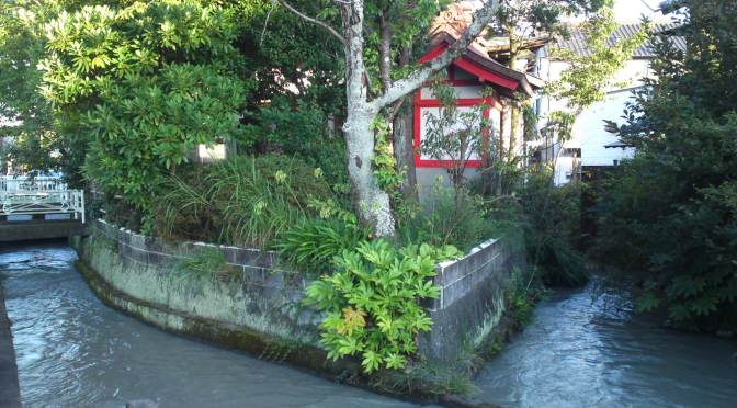 Floating Shinto Shrine in Shimada City!