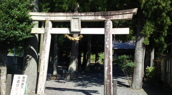 Hachiman Shrine (八幡神社) in Kawaguchi, Shimada City!