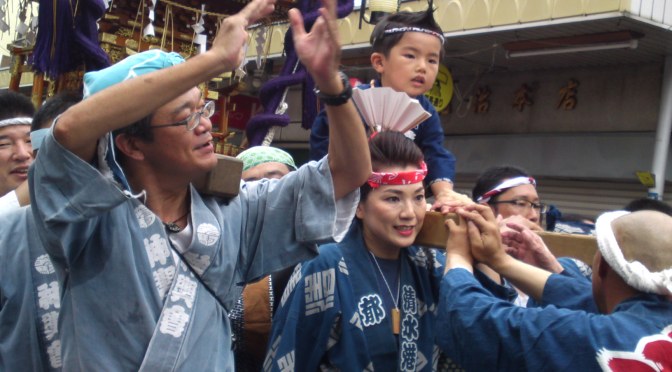 Jirochyou O-Mikoshi Parade at Shimizu Harbor Festival!