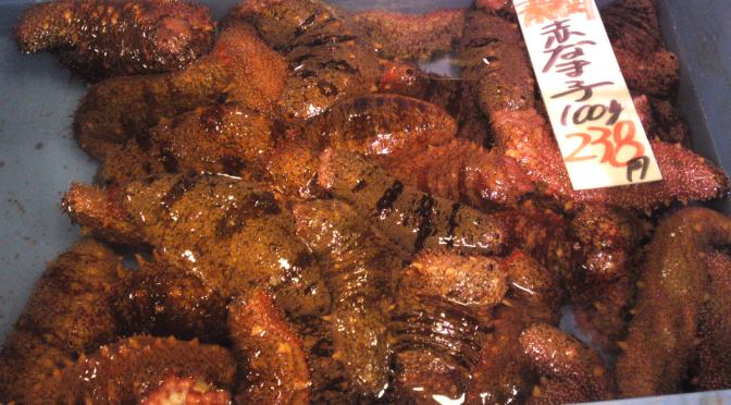 Local Shizuoka Fish & Seafood At Parche Fish Market In Shizuoka City: Including Red Sea Slugs!