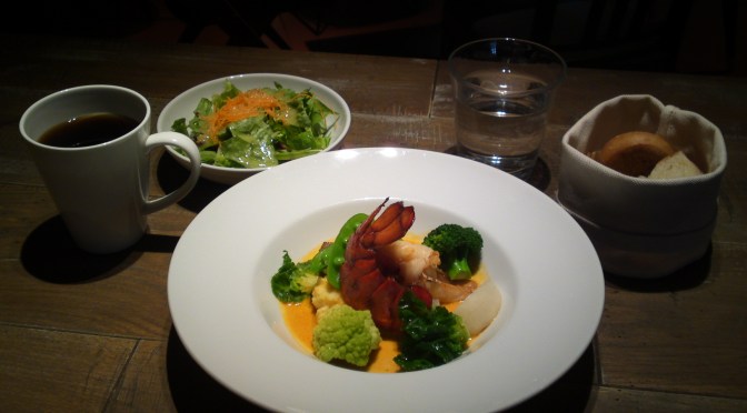 American Gastronomy: “Lobster & Tile Fish Nage” at BLUE BOOKS CAFE in Shizuoka City!