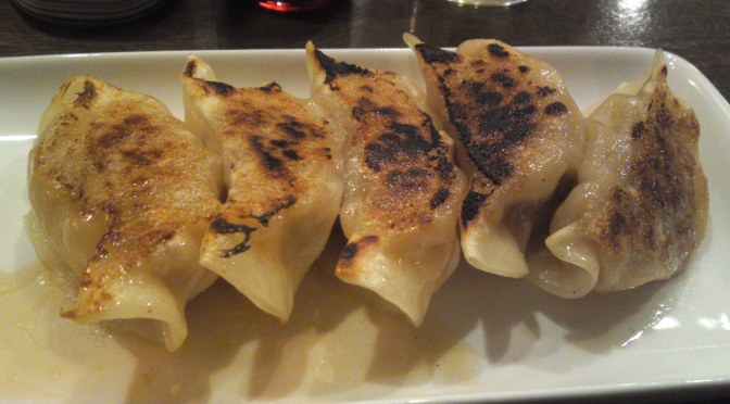 Chinese Gastronomy: Lamb Gyoza (dumplings) at AOI BEER STAND, Shizuoka City!