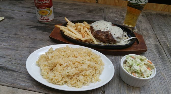 American Gastronomy: Hamburg Steak at Tequila’s Diner in Shizuoka City!