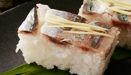 Oshizushi de sanma
